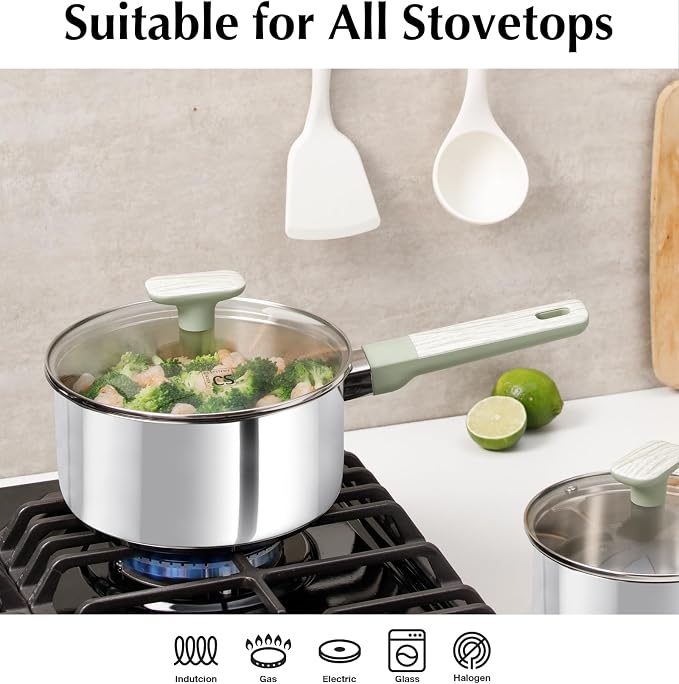 KOCH SYSTEME CS Stainless Steel Saucepan - Image 3