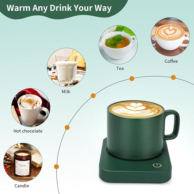 VOBAGA Mug Warmer Set, Coffee Warmer - Image 4