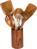 Wooden Utensils for Cooking by TEZZ