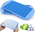 Mini Ice Cube Trays Set of 2-160 Small Ice Cubes Silicone Mold by Jisile