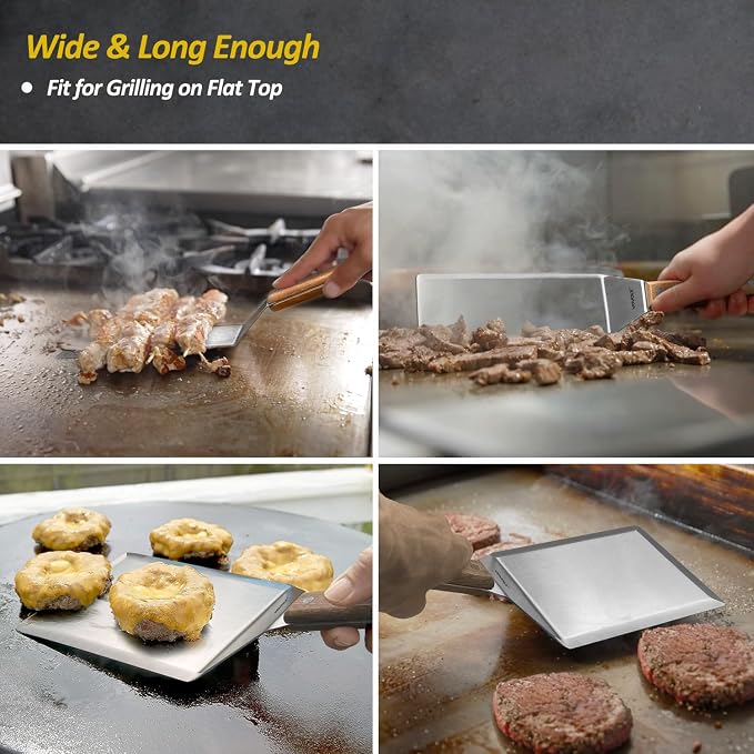 Stainless Steel Metal Spatula Set - Image 8