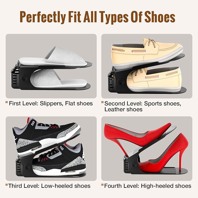Neprock Shoe Slots Organizer, Shoe Storage Organizer Shoe Rack - Image 3