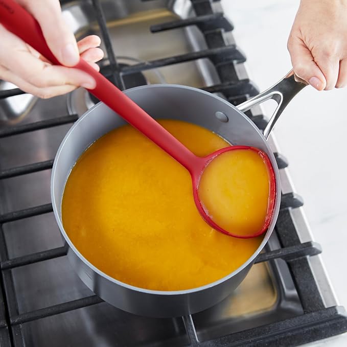 GreenPan Silicone Ladle, Soup Mixing Stirring Serving, Cooking Kitchen Utensil - Image 4