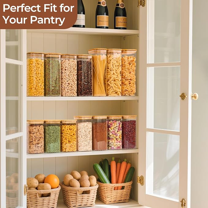 ComSaf 1.4 Qt Glass Storage Containers - Image 6