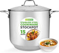 NutriChef 15-Quart Stainless Steel Stock Pot by NutriChef%E2%84%A2Kitchen