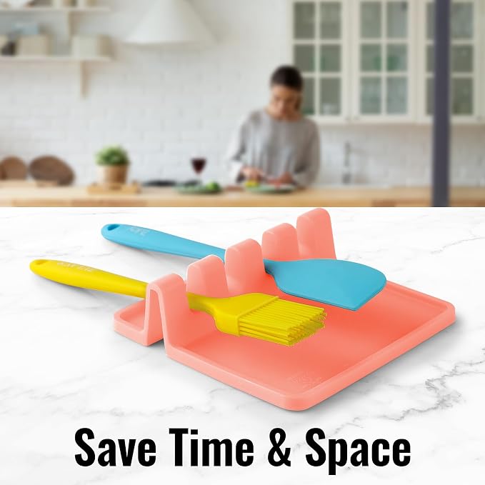 Zulay Kitchen Silicone Utensil Rest - Image 7