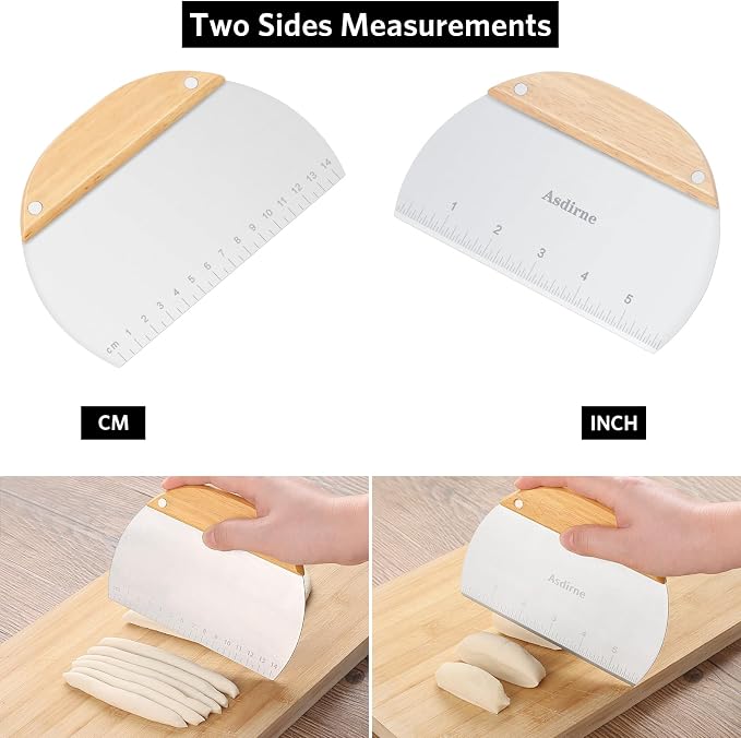 Asdirne Dough Cutter, Dough Scraper - Image 6
