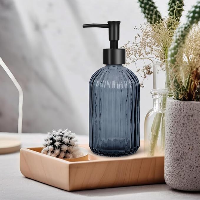 Topsky Stripe Glass Soap Dispenser - Image 7
