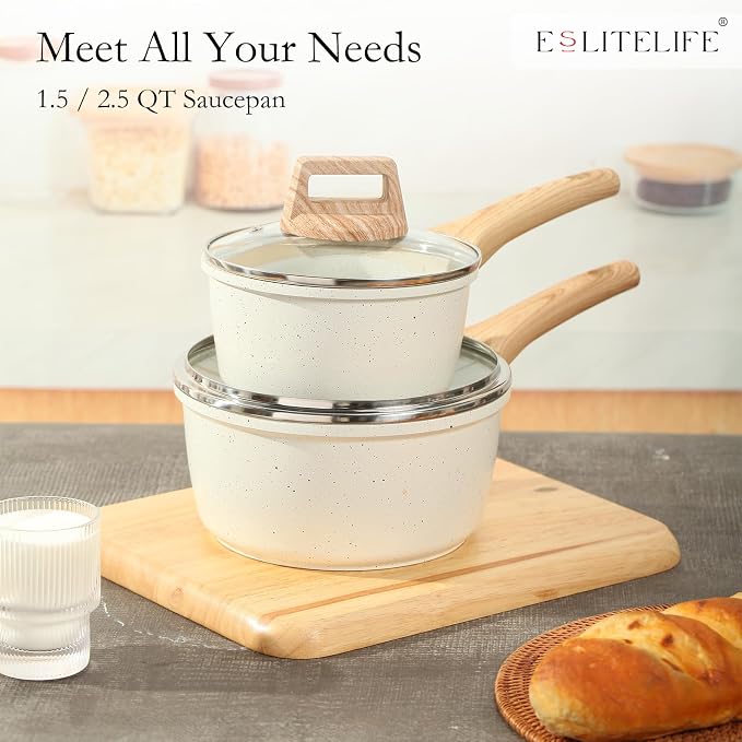 ESLITE LIFE Nonstick Sauce Pan - Image 7