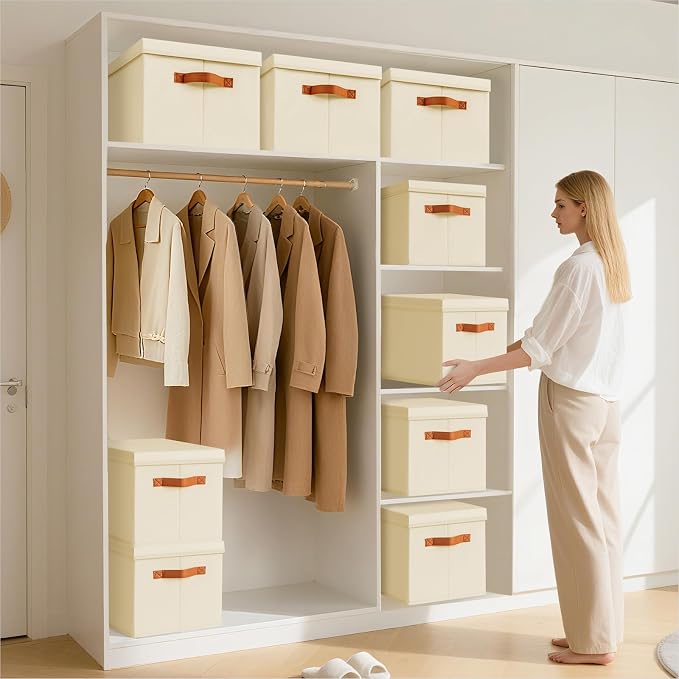 Homsorout Storage Bins with Lids - Image 4
