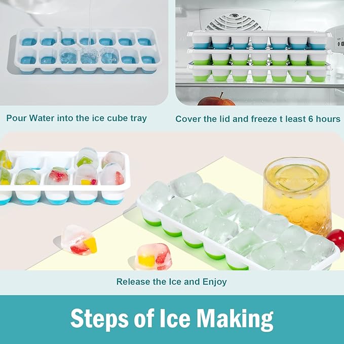 Ice Cube Trays for Freezer Ice tray - Image 4