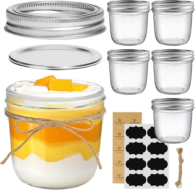 ComSaf Wide Mouth Mason Jars - Image 9