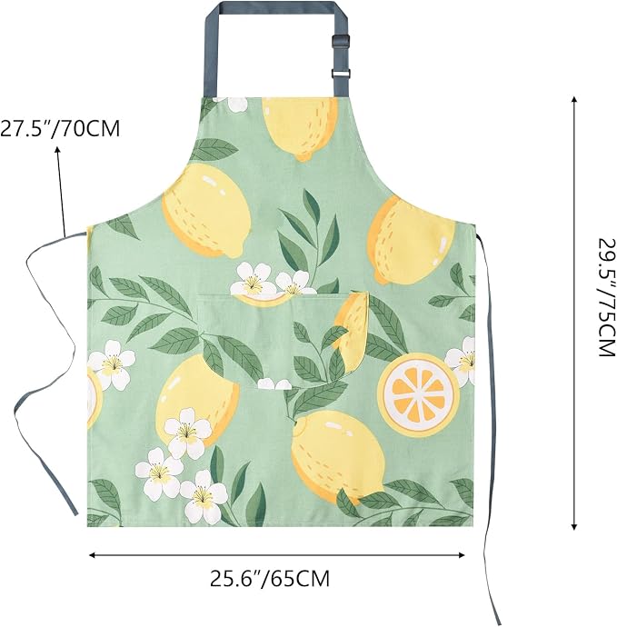 2 Pack Floral Apron for Women - Image 2