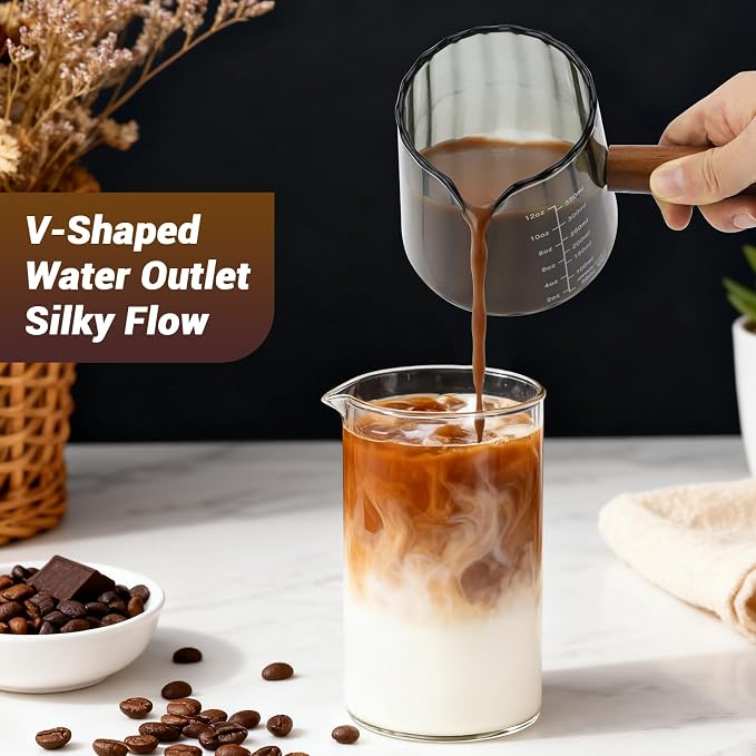 Espresso Measuring Cup 12 Oz, Espresso Glass Cups - Image 5
