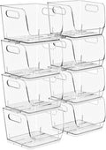 Sorbus Stackable Storage Bins Open Front, Pantry Bins by Sorbus