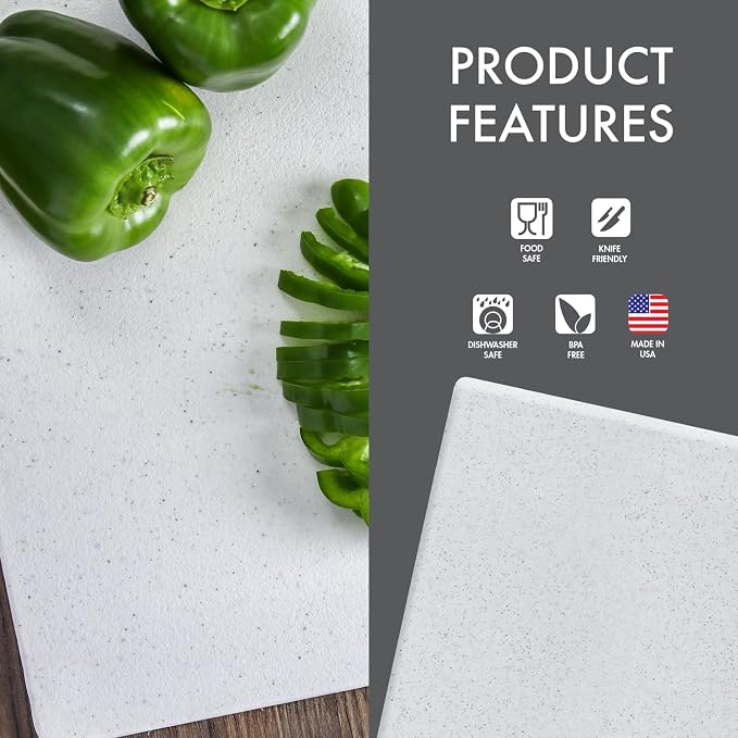 Dexas Superboard Reversible Pastry Board, 14 x 17 Inches, Granite Color - Image 4