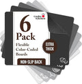 Cooler Kitchen Extra Thick Flexible Plastic Cutting Board Mats by CoolerKitchen