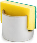 Zoeeker Sponge Holder for Kitchen Sink, Ceramic Dish Sponge Drying Caddy by LAUCHUH