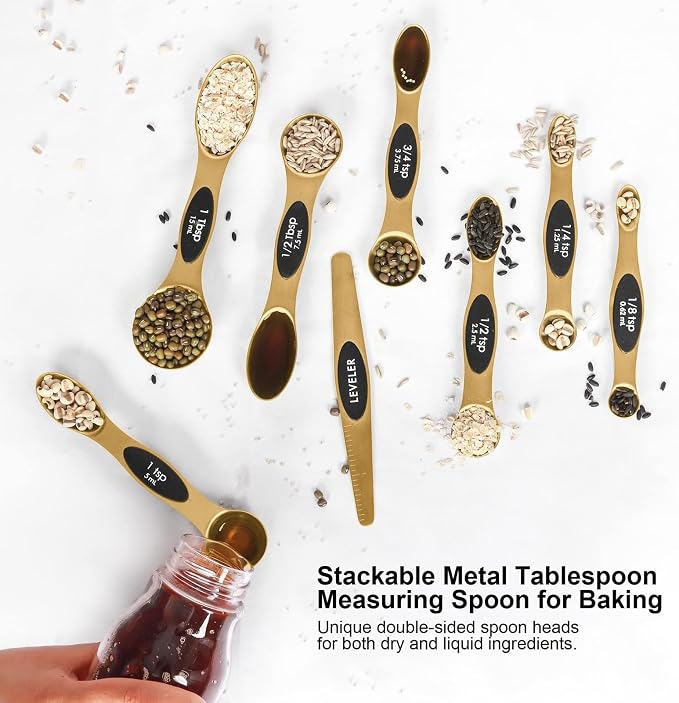 Magnetic Measuring Spoons Set Stainless Steel - Image 5