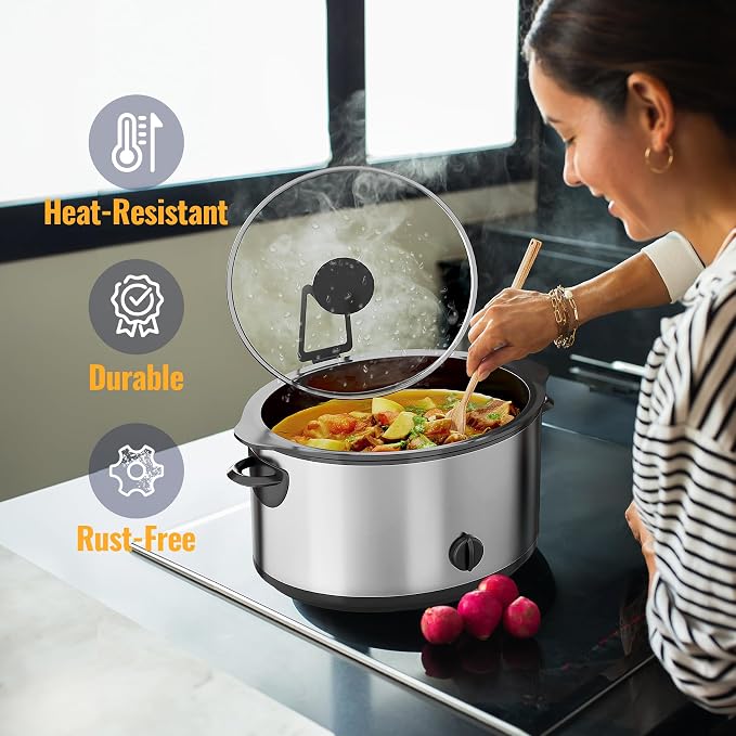 NiHome 2-Pack Slow Cooker Lid Holder Fit - Image 5