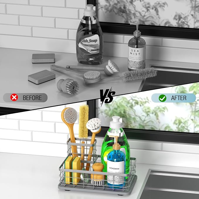 Kitchen Sink Caddy Organizer, Sponge Holder - Image 6