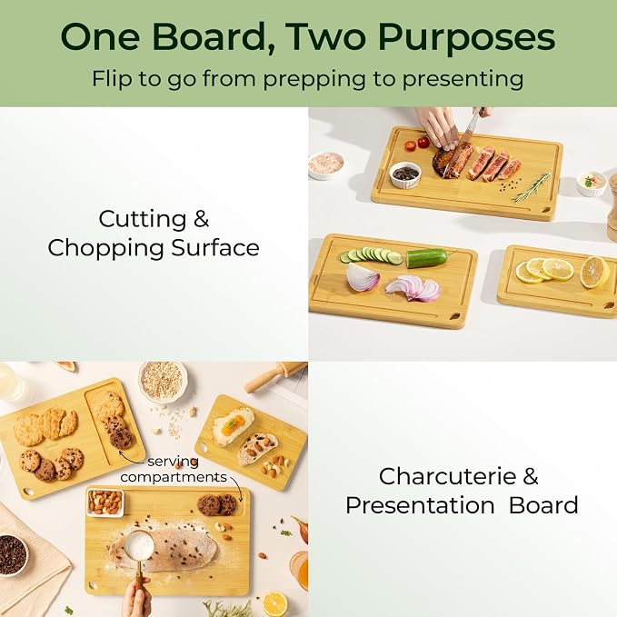 Keechee Wood Cutting Board for Kitchen - Image 3