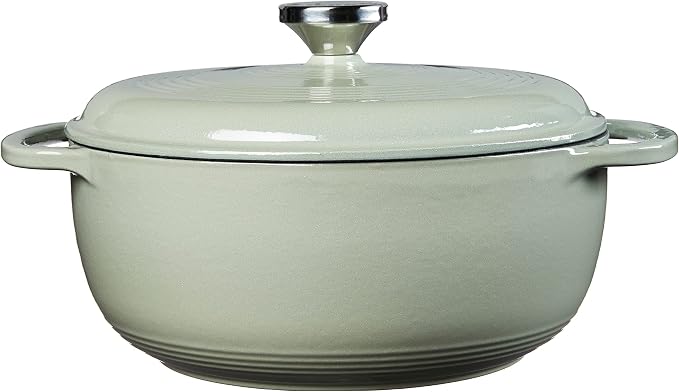 Lodge 4.5 Quart Enameled Cast Iron Dutch Oven - Image 2