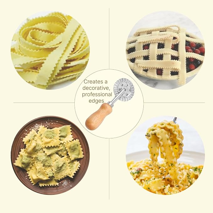 Pastry and Pasta Wheel 1.9 inch – Dough Crimper Ravioli Dumpling Pierogi Cutter - Image 6