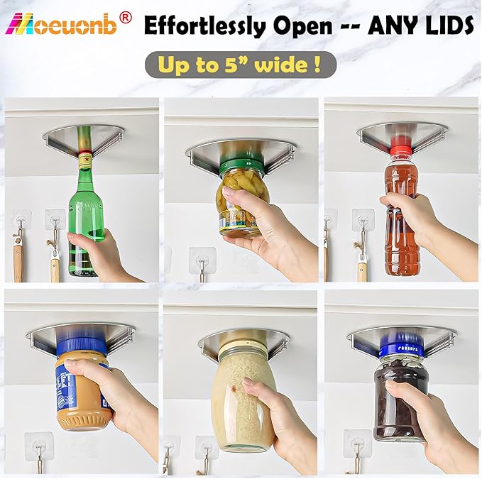 Moeuonb latest Under Cabinet Jar Opener - Image 4