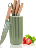 Kitchen Knife Set, Retrosohoo 6-Pieces Green Sharp Knife Set by RETROSOHOO