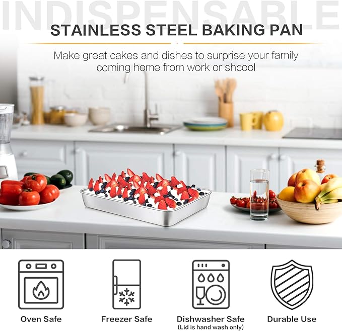 E-far Stainless Steel Baking Pan - Image 4