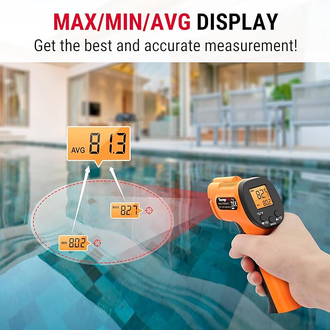 TempPro Temperature Gun, Infrared Thermometer Gun - Image 5