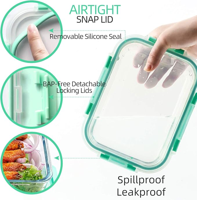 C CREST Glass Food Storage Containers - Image 3