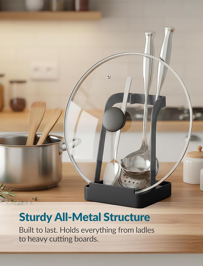 NiHome Upgraded Pot Lid and Spoon Rest - Image 4