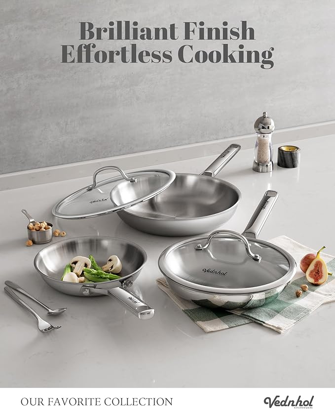 Stainless Steel Frying Pan Set - Image 2