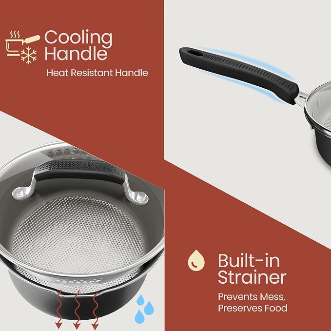 Pots and Pans Set, 23-Piece Non Stick Cookware & Bakeware Sets - Image 8