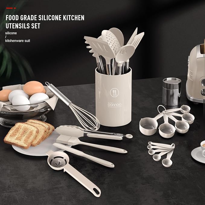 Large Silicone Cooking Utensils Set - Image 3