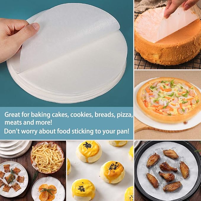 Baking Parchment Rounds, Non Stick 10 Inch Round Parchment Paper/Cake Parchment - Image 5