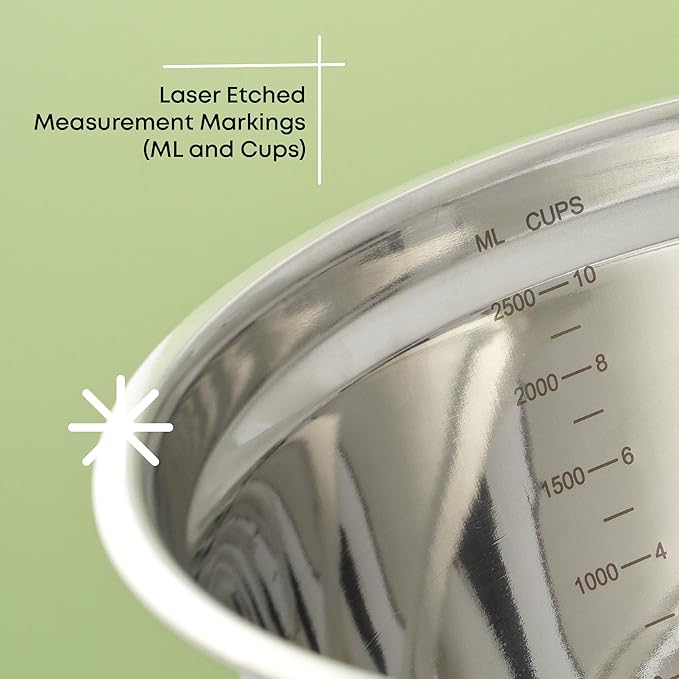JoyJolt Stainless Steel Mixing Bowls - Image 6