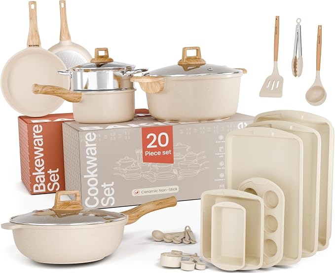 Bakken Master 20 Piece Cookware Set by BAKK%C3%8BNMASTER