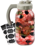 Soligt Glass Mason Jar Pitcher by SOLIGT