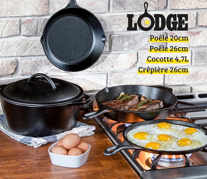 Lodge Cast Iron Set - Image 2