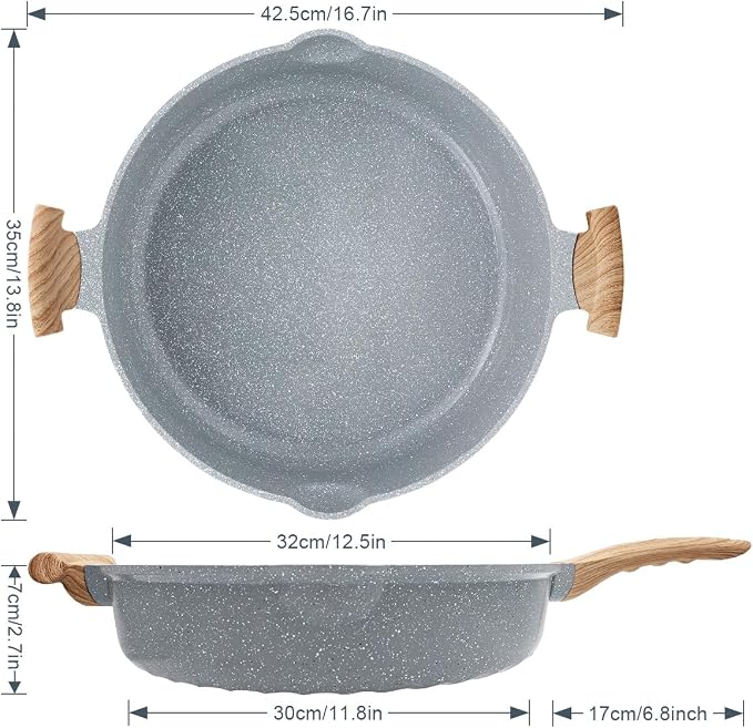 AIKENBBKK Ceramic Frying Pan - Image 2