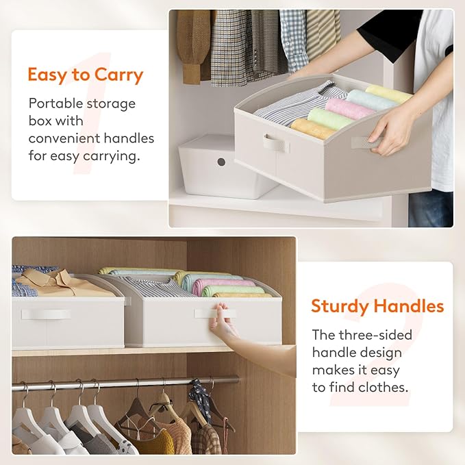 Lifewit Trapezoid Closet Storage Bins - Image 4