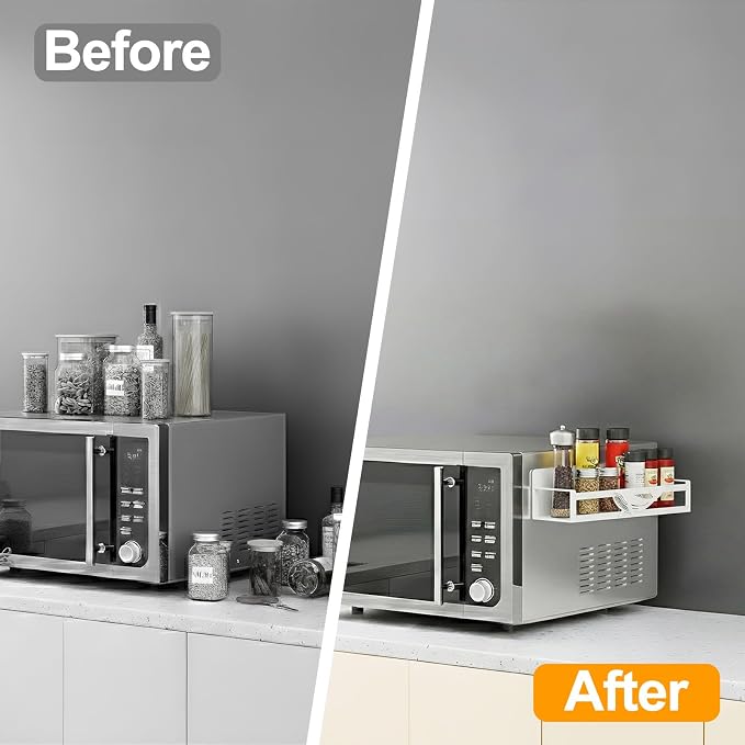 Magnetic Spice Rack for Refrigerator, Space Saving Magnetic Shelf for Fridge - Image 9