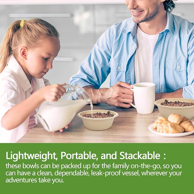 Homestockplus 16 Oz Disposable Bowls Heavy Duty Small Paper Bowls made of 100% - Image 4