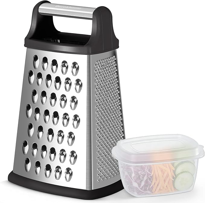 Ourokhome Cheese Grater, Handheld Box Grater by Ourokhome