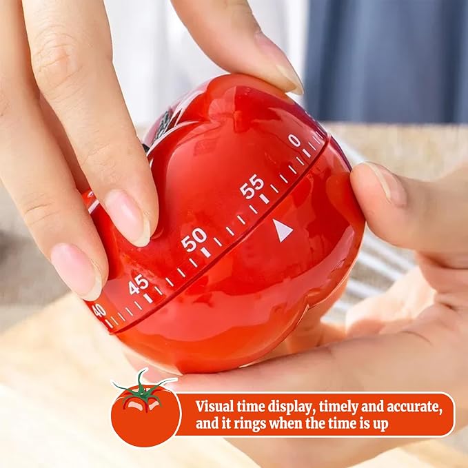 Kitchen Timers for Cooking in Charming Tomato Shape - Image 4