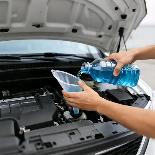4 Pcs Long Neck Oil Funnel for Automotive, Wide Mouth Plastic Funnel, Long - Image 5