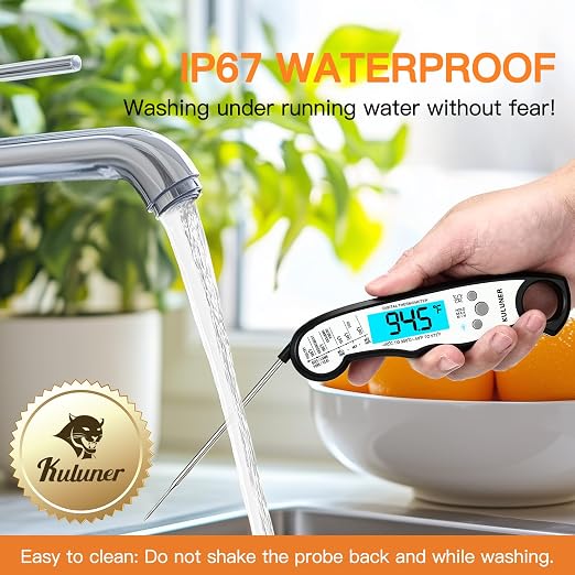 KULUNER TP-01 Waterproof Digital Instant Read Meat Thermometer - Image 6